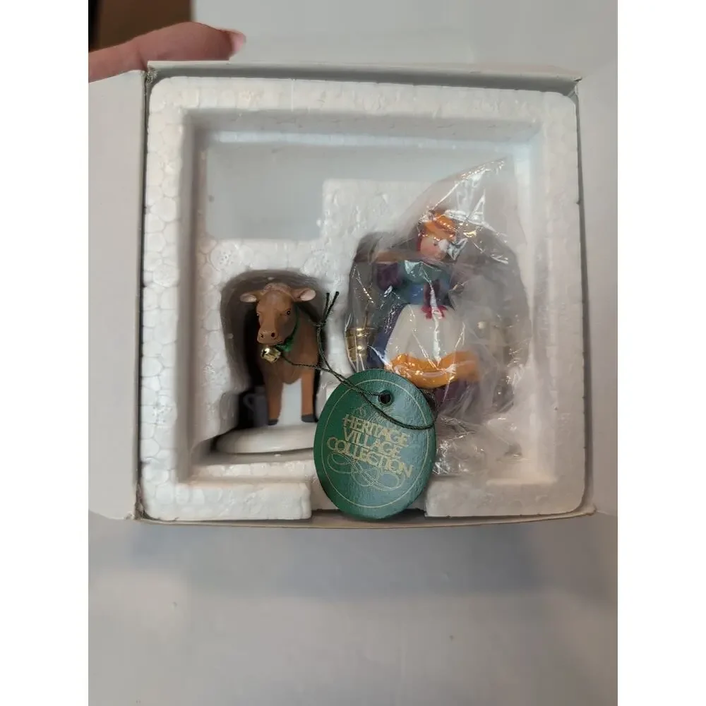 Dept 56 Eight Maids A Milking Twelve Days of Dickens‎ Village Porcelain
